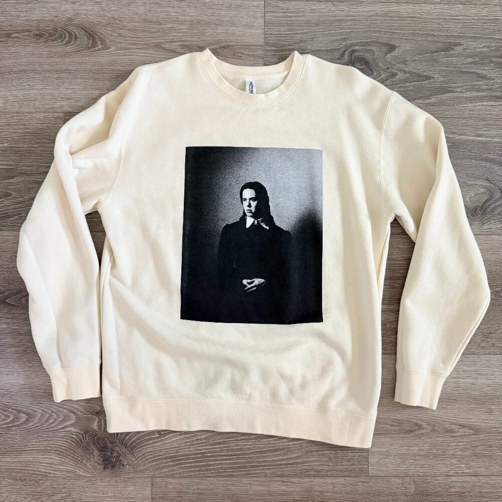 Oh Mary Broadway Crewneck Sweatshirt | Cole Escola Print | Size Large